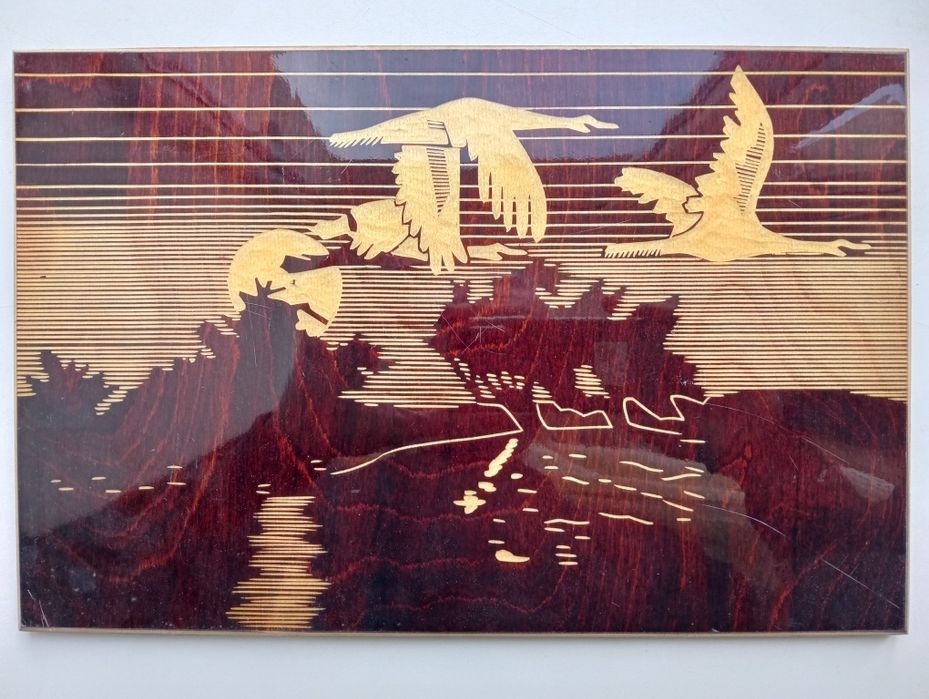 Картина "Гуси-лебеди"  СССР 1970-80 гг