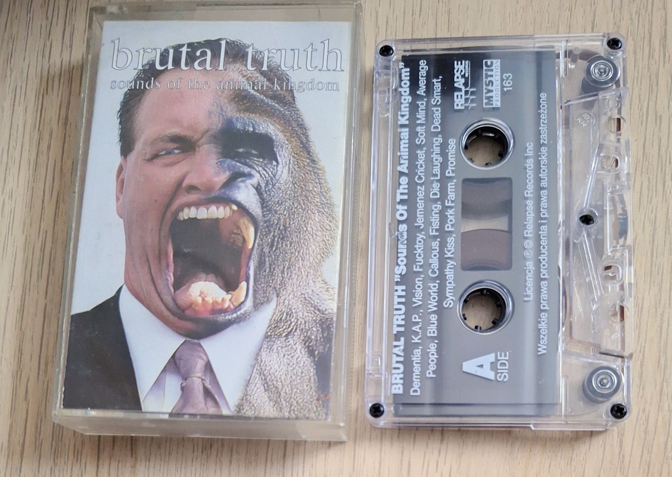 kaseta:
Brutal Truth Sounds Of The Animal Kingdon
MC w dobrym stanie,