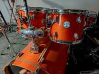 Mapex Horizon+Amedia Galata+Zildijan A+Meinl HCS+komplet pokrowców