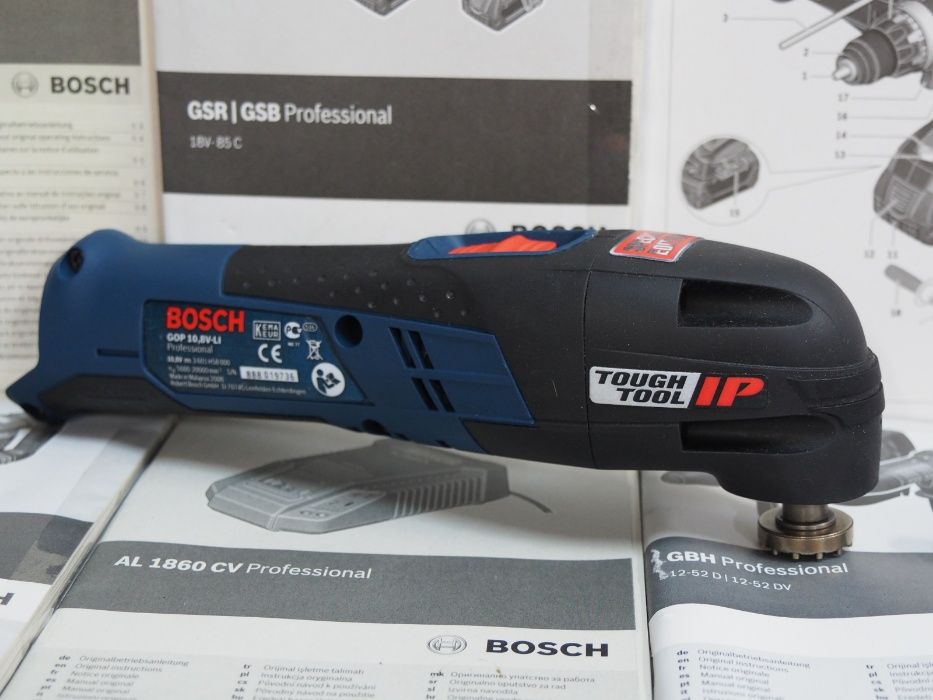 Szlifierka multimaster BOSCH GOP 10,8V-LI wurth bti berner bateria 2ah