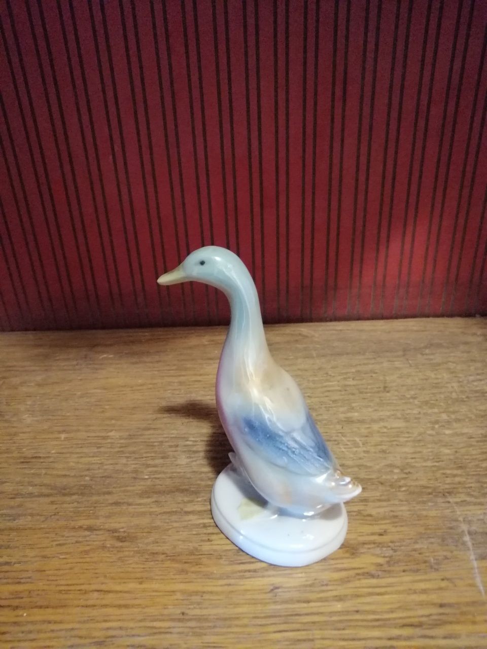 Figurka vintage mała kaczka , retro porcelana PRL