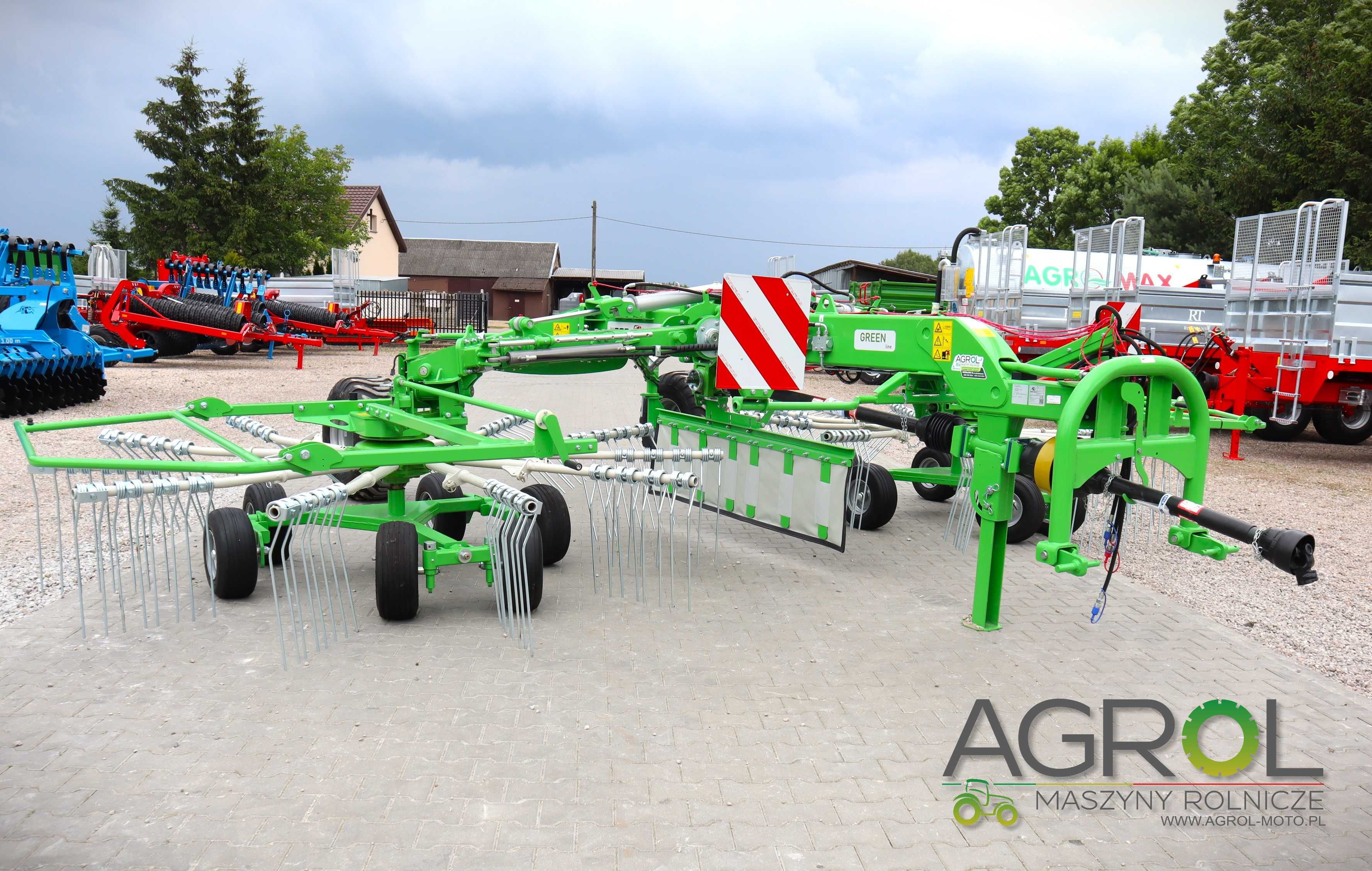 Zgrabiarka jedno karuzelowa INTER-TECH ZKT-3.5m tandem 4.2m KUNH