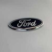 Эмблема накладка Ford, металлическая, 144,5х58 мм.