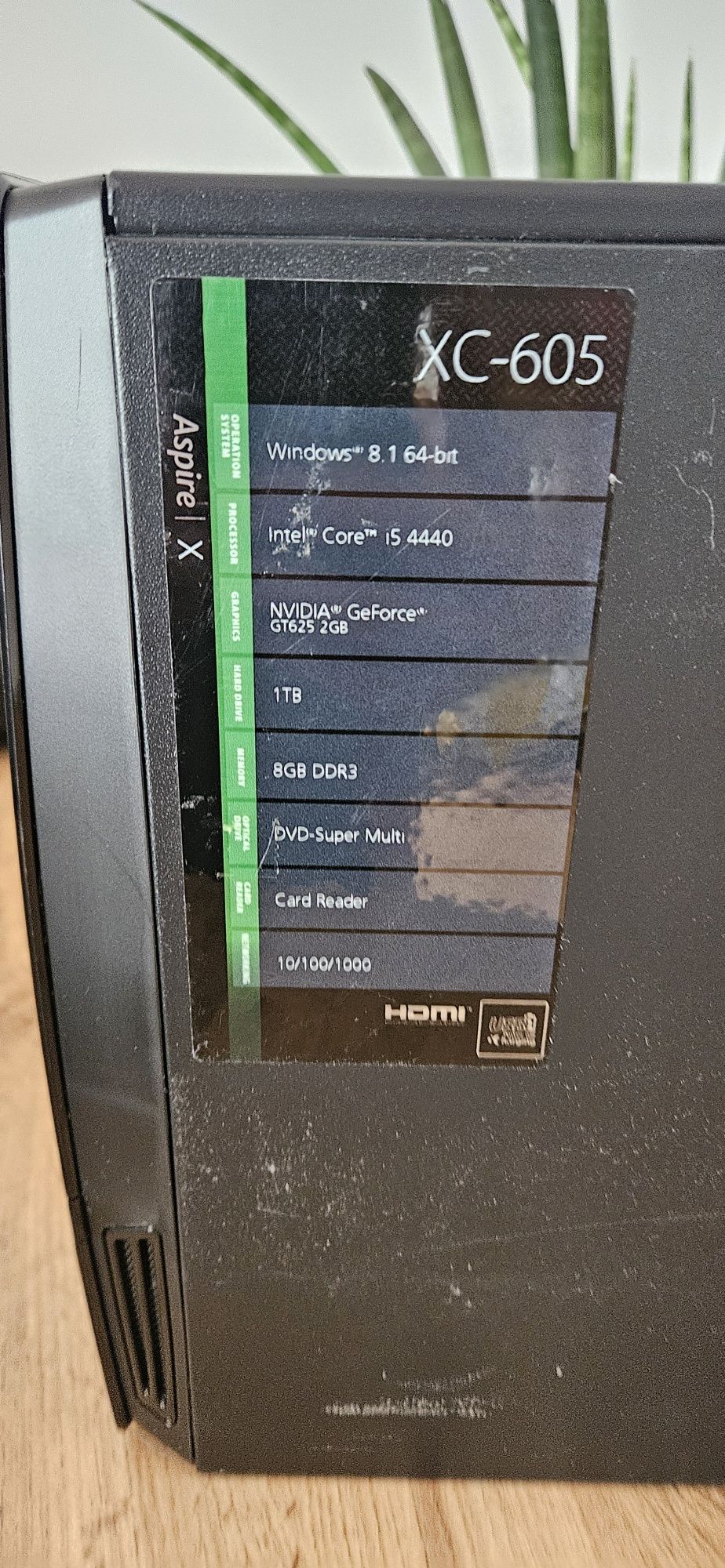 Mini komputer stacjonarny Acer XC 605