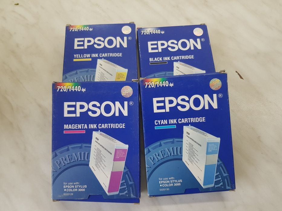 4 Super tusze do drukarki Epson Stylus 3000, lub napełniania innych.