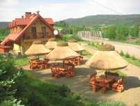 Parasol ogrodowy z trzciny, pod strzechą, z meblami . PRODUCENT!