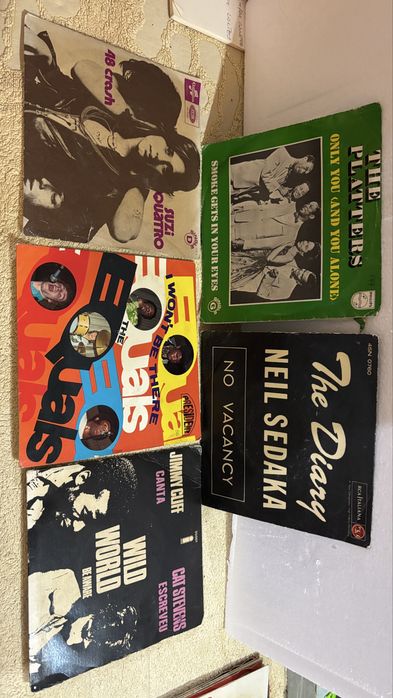 Discos antigos vinil 45 rotaçoes