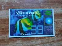 Vintage - Bilhete - Expo 98 - 20.09.1997 - Concerto Silence 4