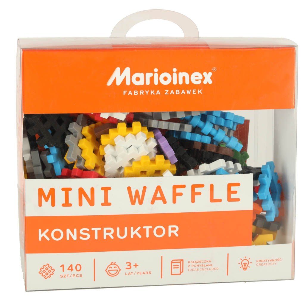 Klocki konstrukcyjne mini wafle 140 el.