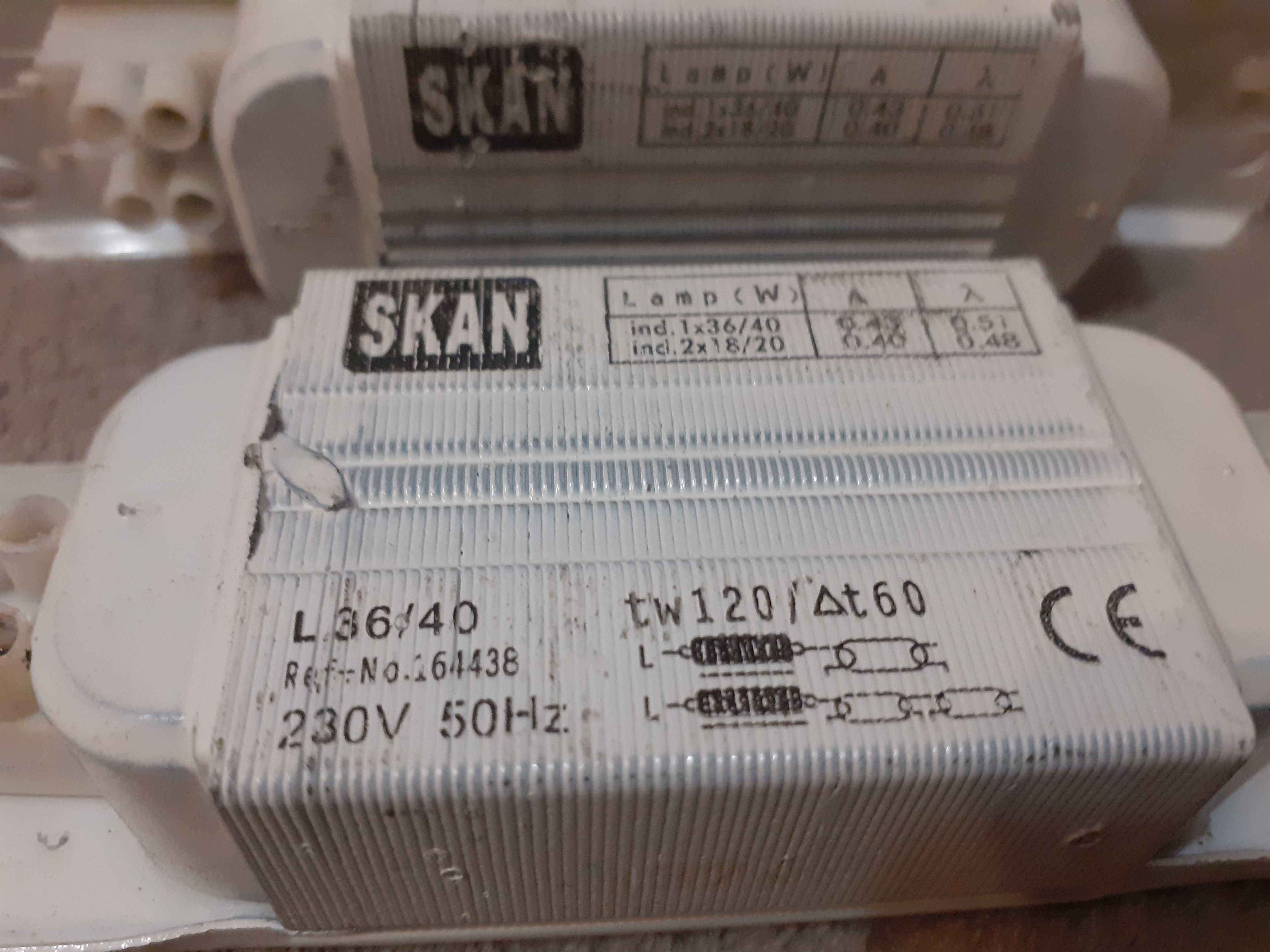 Komplet Stateczniki indukcyjne 18-40W gniazda G13 T8