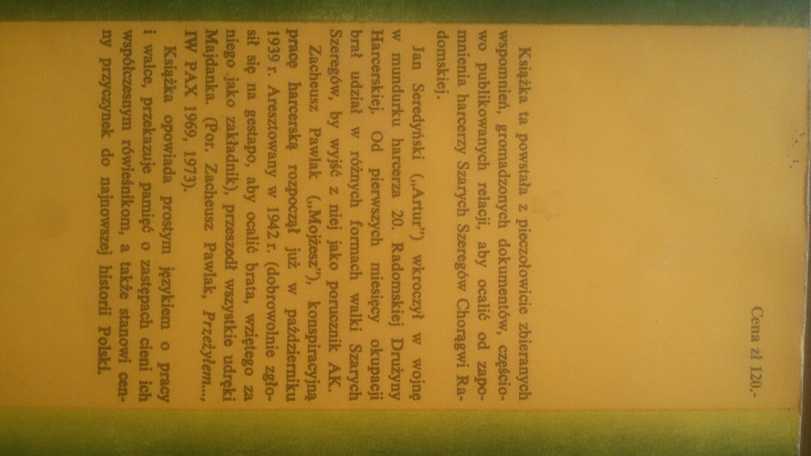 Zastępy cieni Jan Seredyński opowieść o walce Harcerzy Ziemi Radomsk