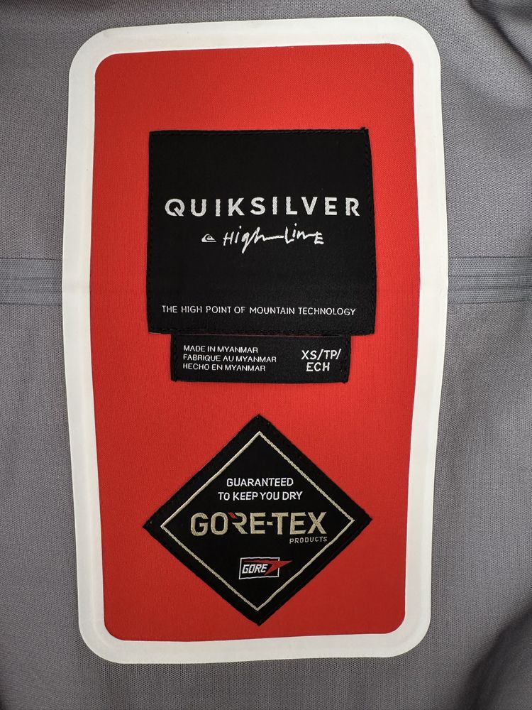 Kurtka narciarska Quiksilver High Line 3L Goretex XS jak nowa