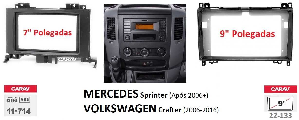 Rádio 2DIN • Volkswagen VW Crafter • Mercedes Sprinter • Android GPS