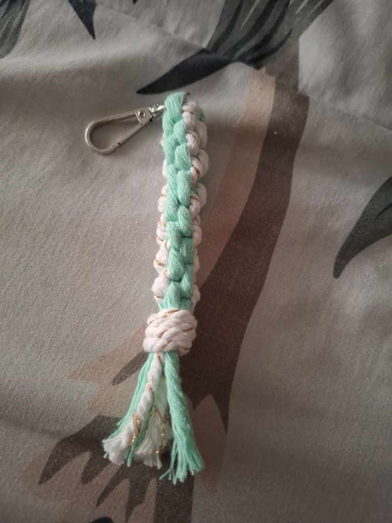 Porta chaves macrame