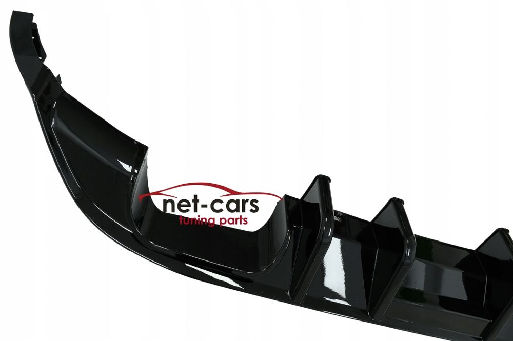 Dyfuzor dokładka zderzaka tył VW GOLF 7.5 17- HB R-line czarny połysk