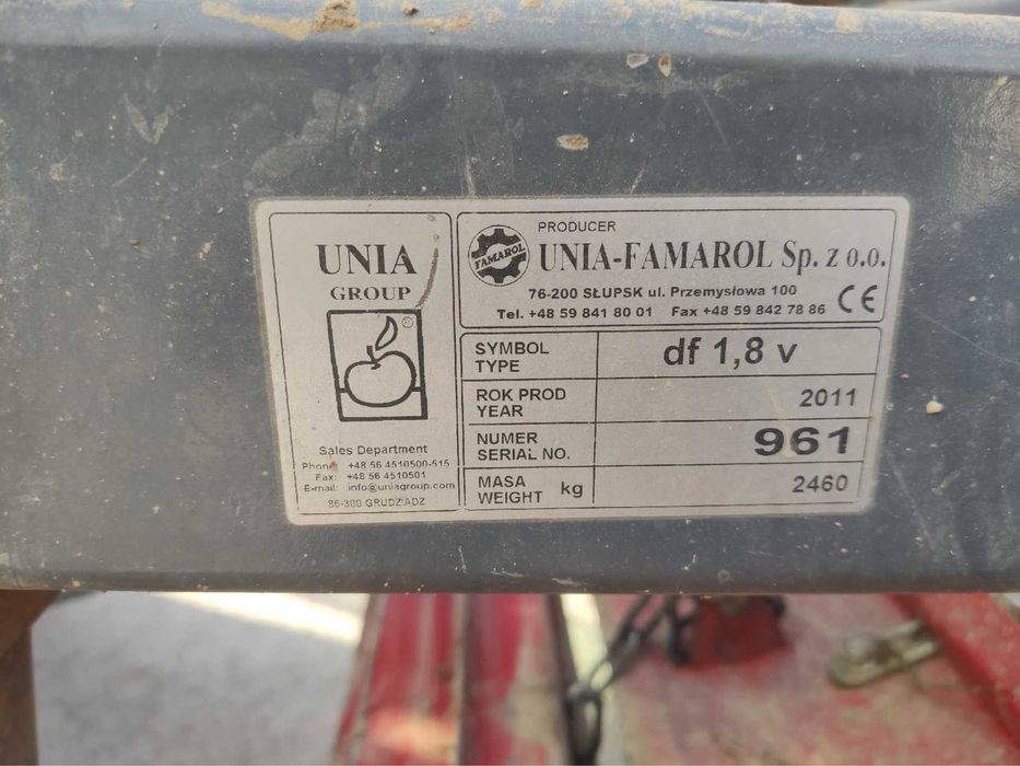 Prasa łańcuchowo walcowa unia famarol