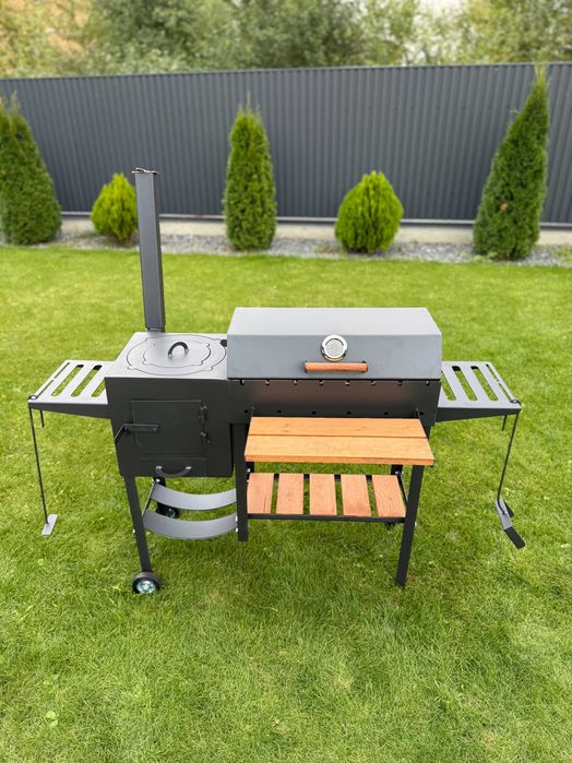 Мангал-барбекю з пічкою під казан/сковороду! Є різні мангали