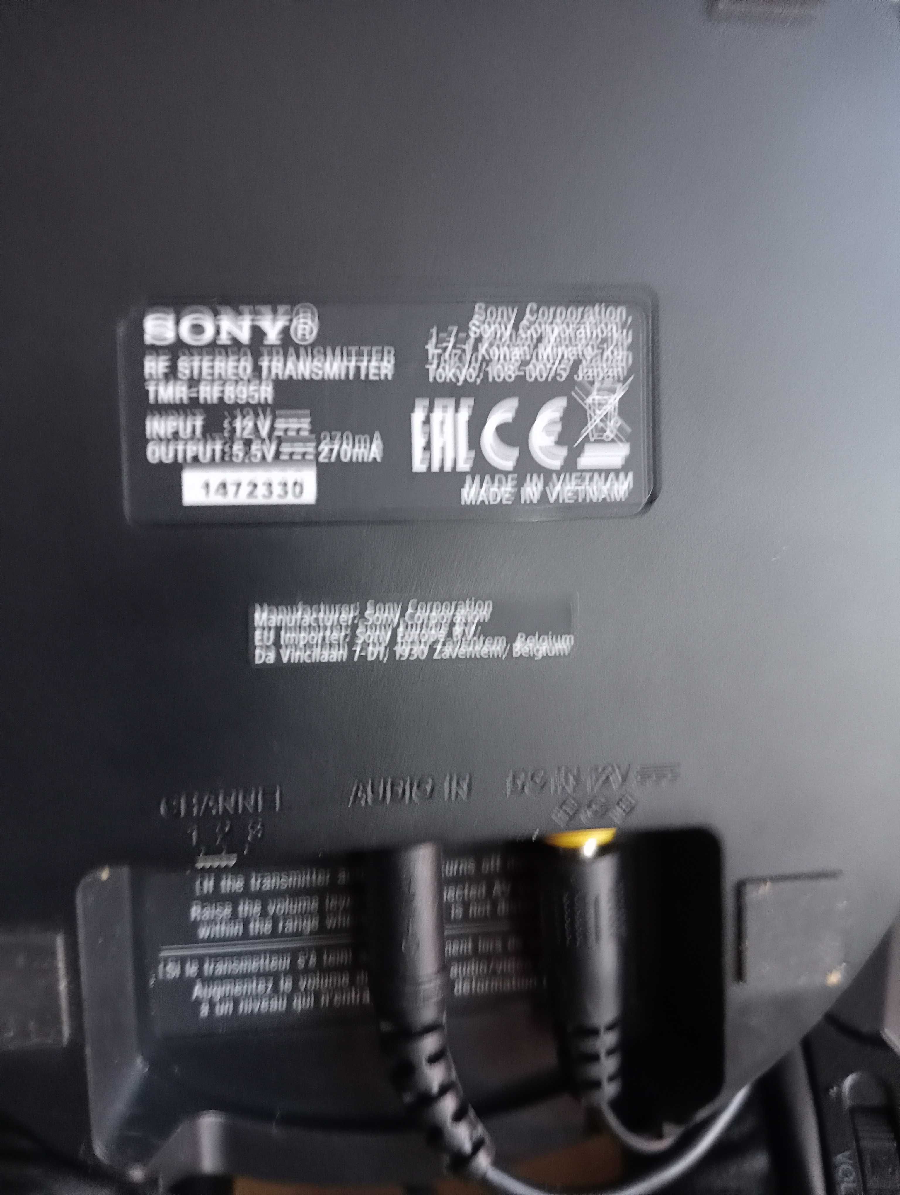 słuchawki radiowe , bezprzewodowe firmy sony