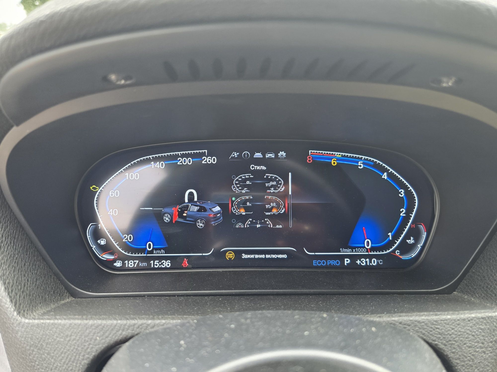 LED приборка BMW X5 E70, X6 E71 LCD кластер