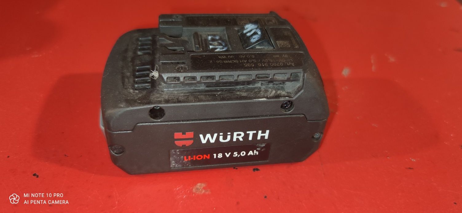Bateria Wurth /Bosch 18v 5Ah