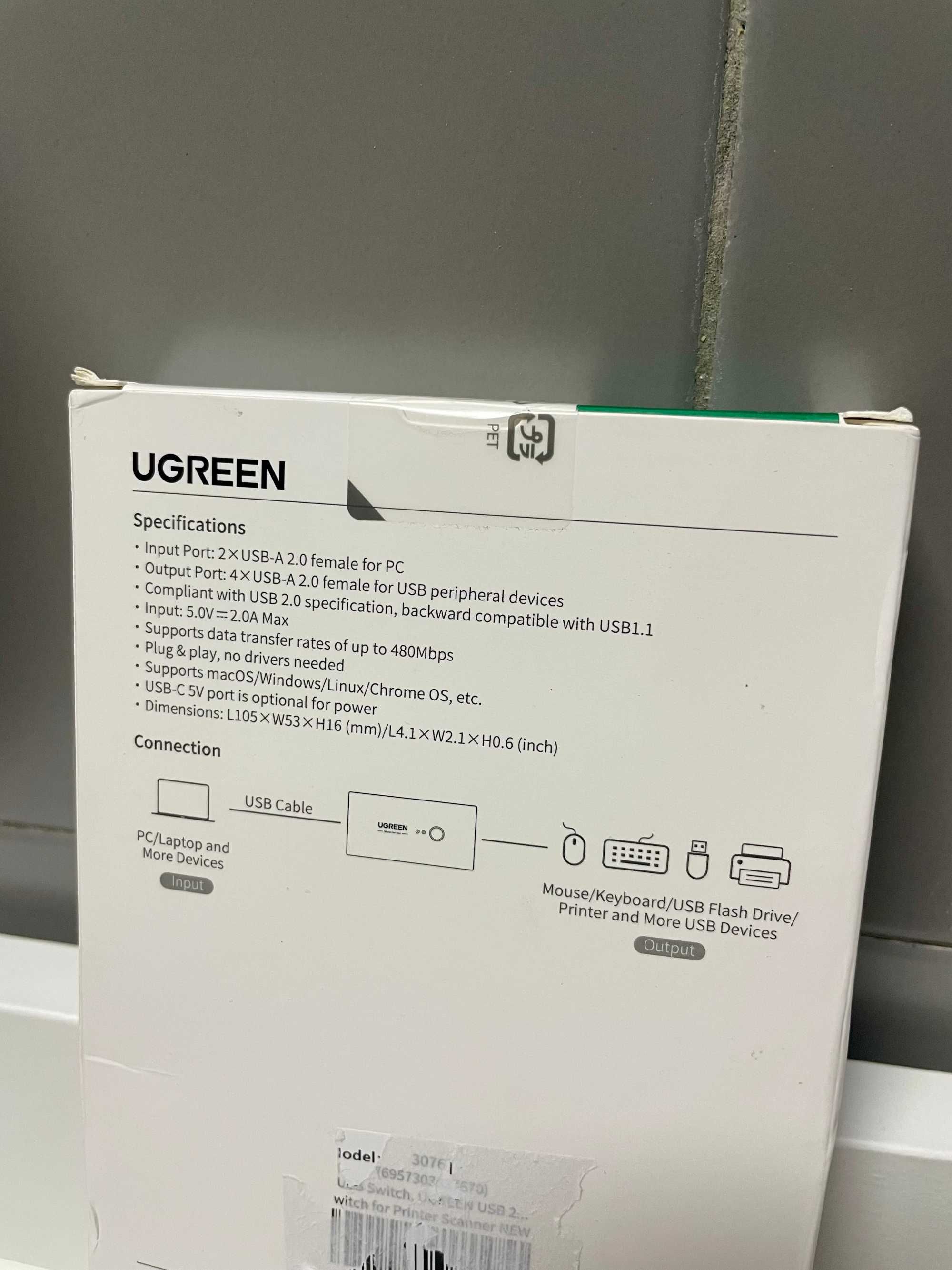 USB switch dock station NOVO (portátil / computador torre)