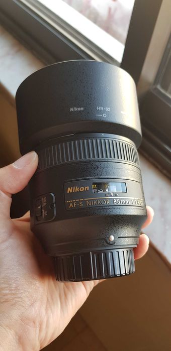 85 mm 1.8 Nikon como nova