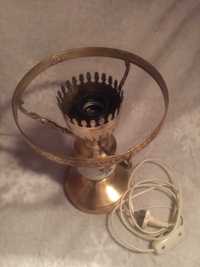Лампа настольная светильник СССР, латунь, ретро, без плафона