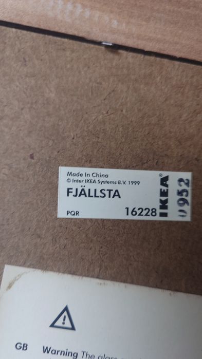 Obraz IKEA Fjallsta czarno biały