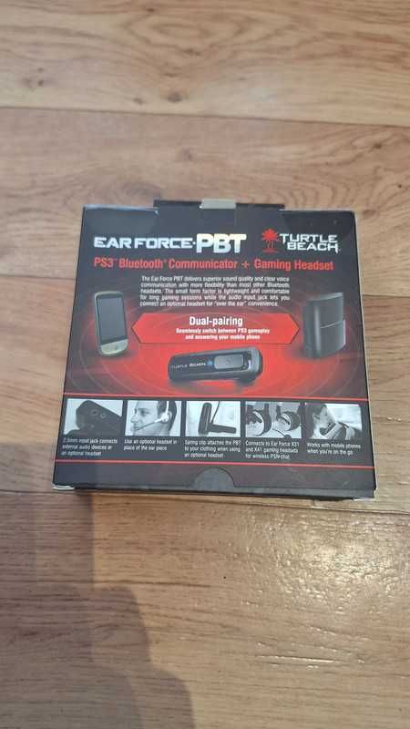 Ear Force PBT Turtle Beach Bluetooth Communicator + Gaming Headset PS3