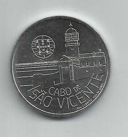 1 Moeda portuguesa - Cabo São Vicente, Faróis Portugal, 5€ - 2025