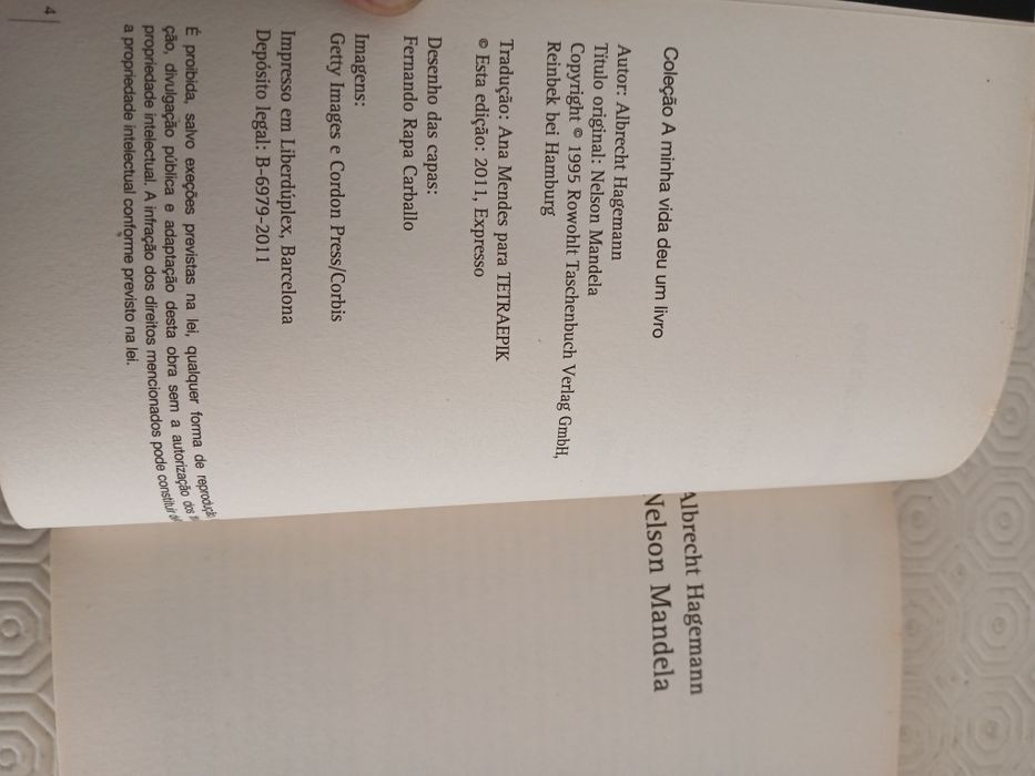 Nelson Mandela Livro