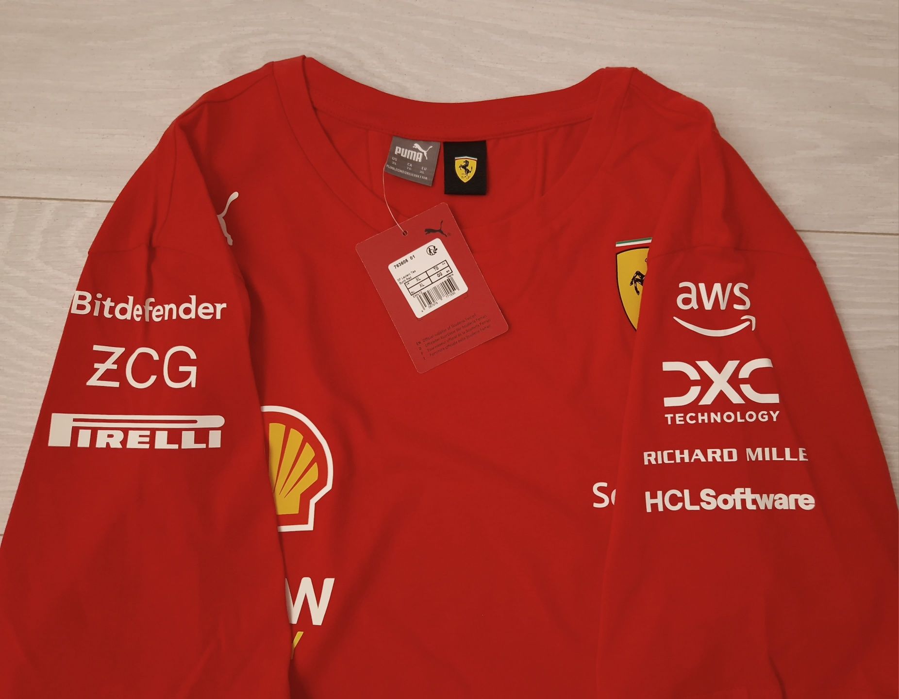 koszulka Charles Leclerc, Scuderia Ferrari 2024, F1, Formula 1, Puma