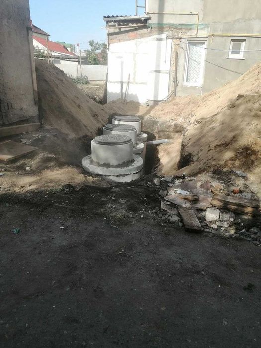 сливная яма выгребная яма наливной колодец яма для канализации одесса