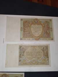 Zestaw 2 x stary banknot Polska 10 i 50zl z 1929 roku