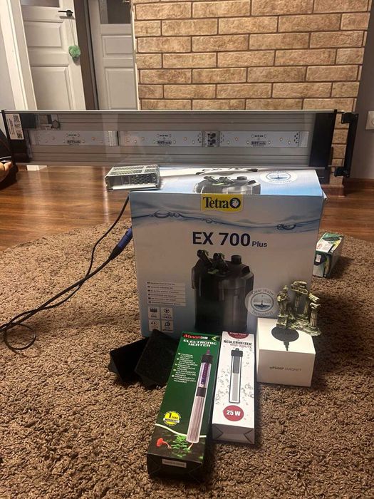 акваріумний фільтр TETRA EX 700 plus, WiFi розумна лампа акваріумна