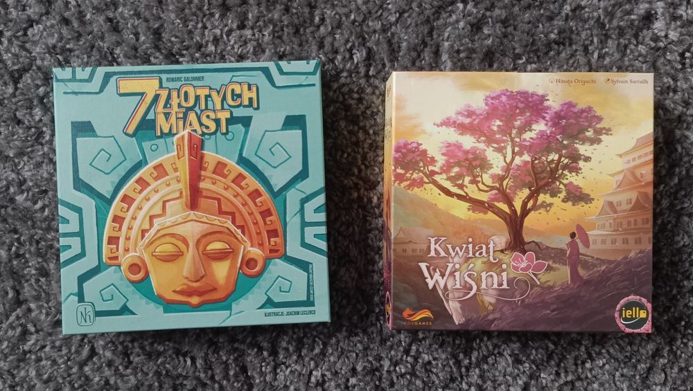 Zestaw gier planszowych - Kwiat Wiśni oraz 7 Złotych miast