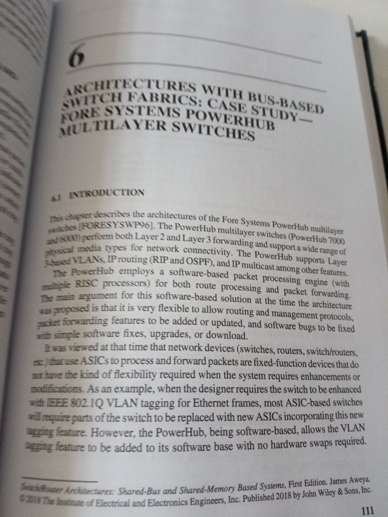 Aweya, J: Switch/Router Architectures: Shared-Bus and Shared-Memory Ba