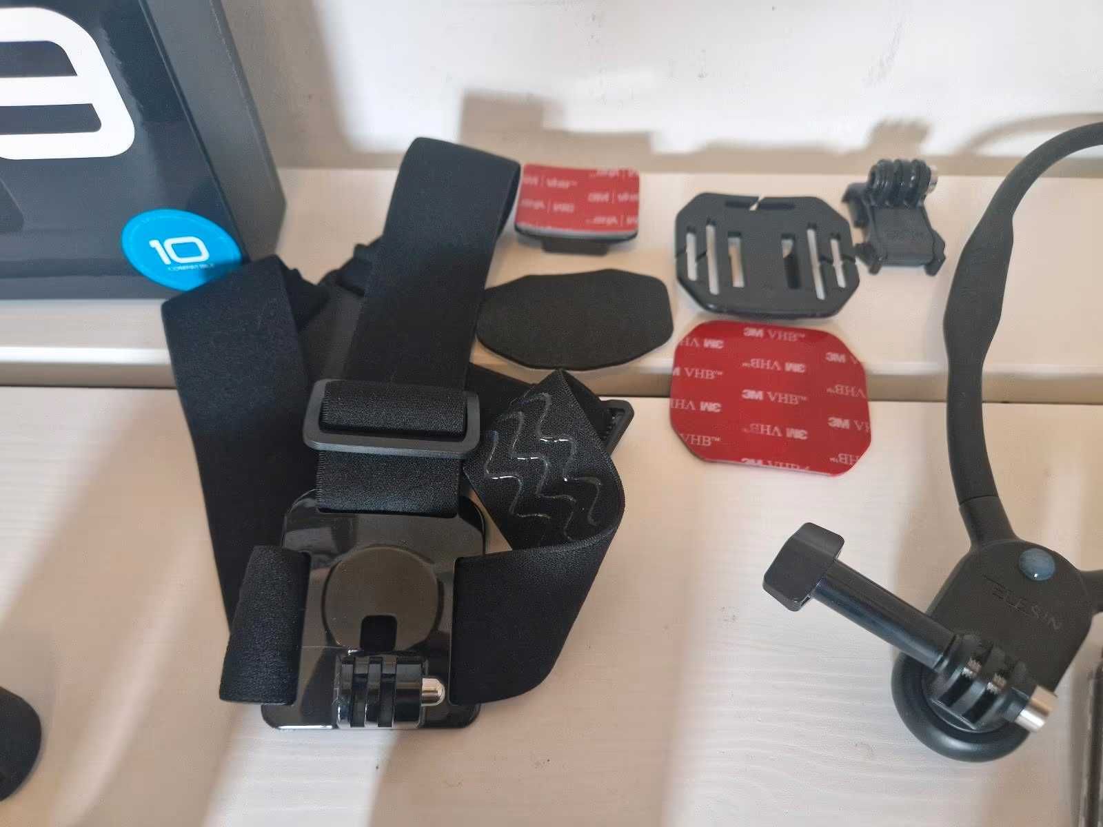 Zestaw GoPro Hero9 + Media Mod + 3 mikrofony + akcesoria –mało używane