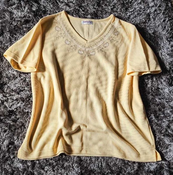 Bluzka prążek L (wypada na większą - pasuje do 2XL )