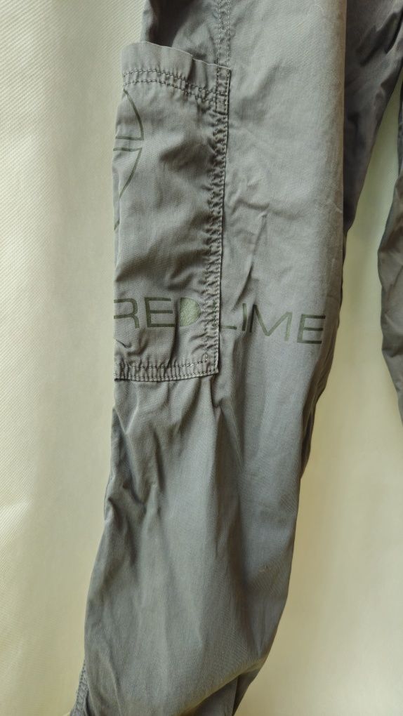 Pure Lime spodnie szare M 38 kieszenie boyfriend cargo kargo hit talia