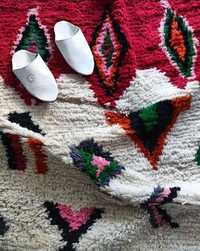 Marokański dywan wełniany - kolorowy Azilal