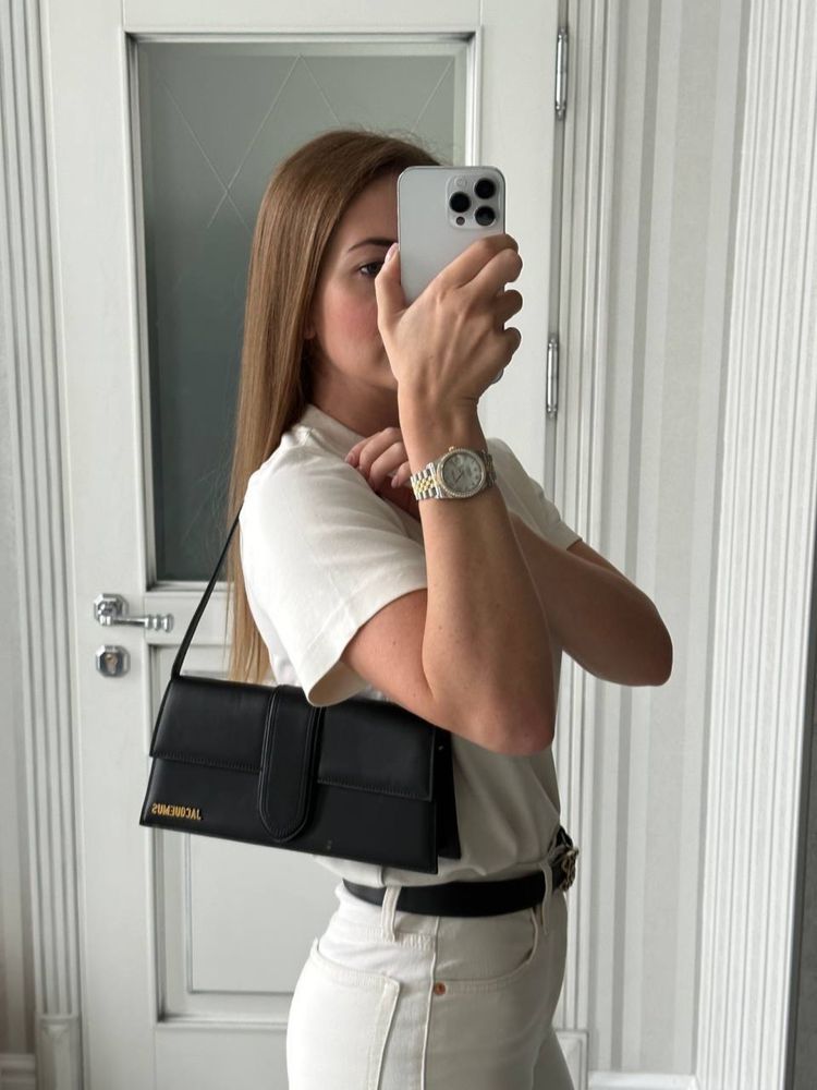 Сумка Jacquemus біла ОРИГІНАЛ