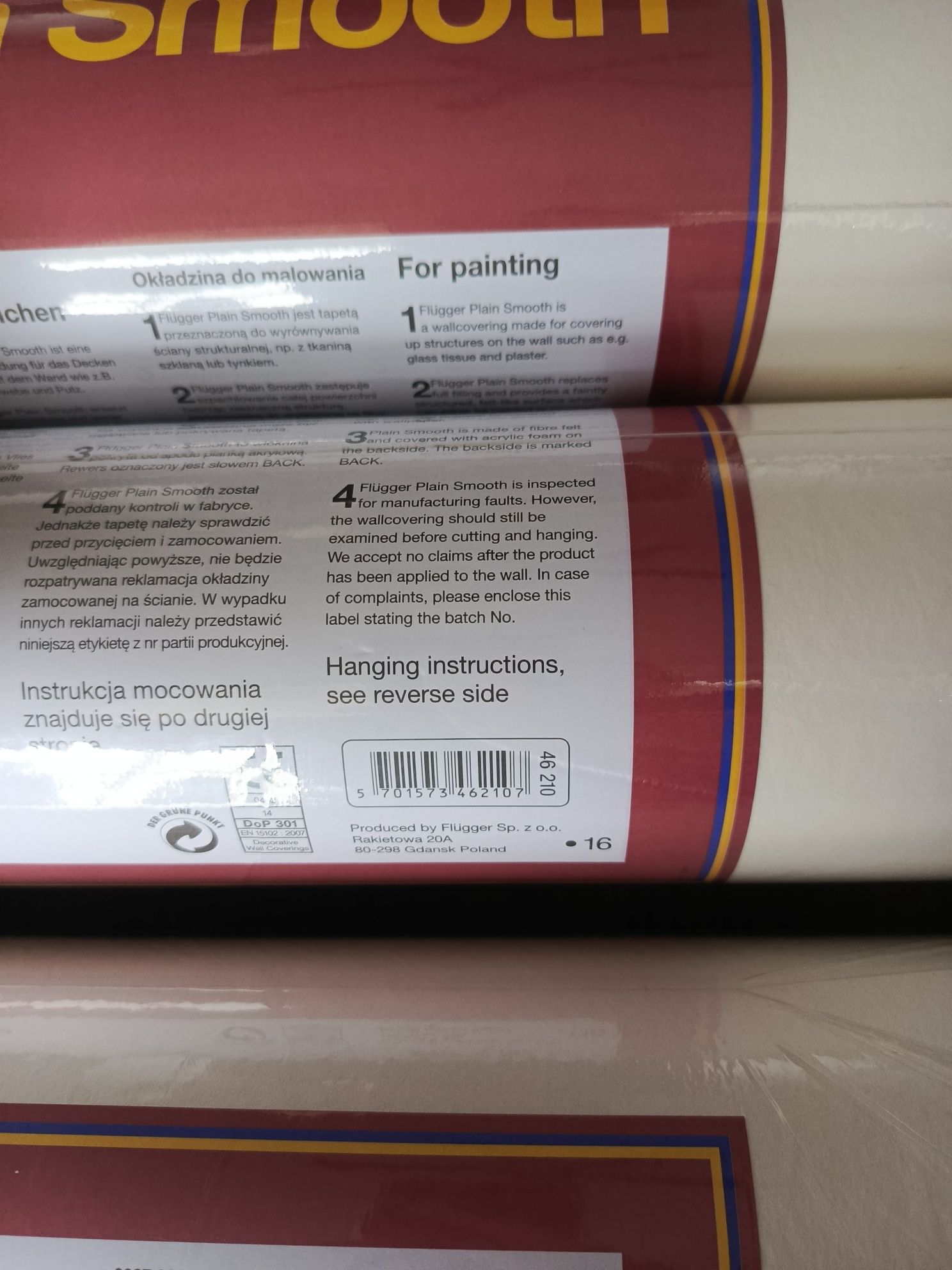 Tapeta szpachlowanie flugger 100 cm  x 10 M okładzina ścienna