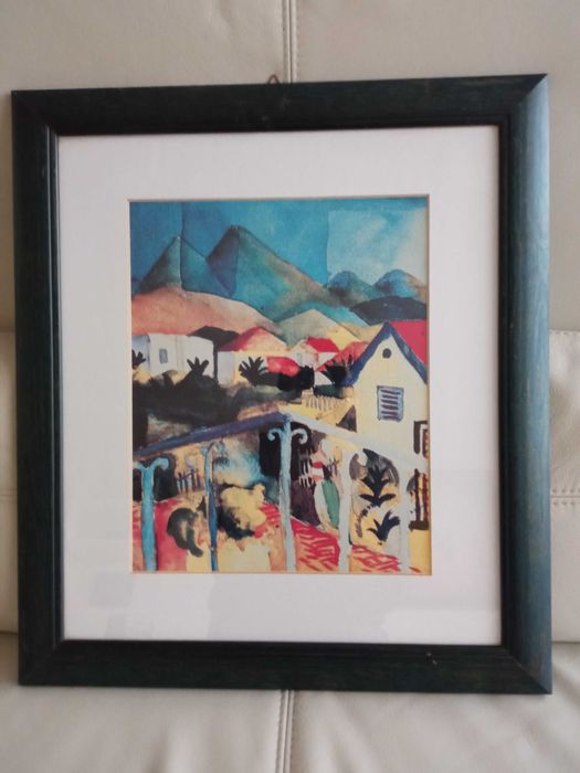 Obraz w ramie za szkłem