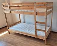 Cama, Estrutura beliche, pinho, 90x200 cm em Vila Nova de Gaia