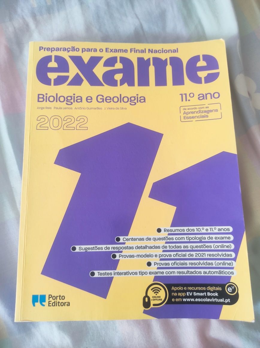 Livro Preparação para o Exame Nacional de Biologia  e Geologia