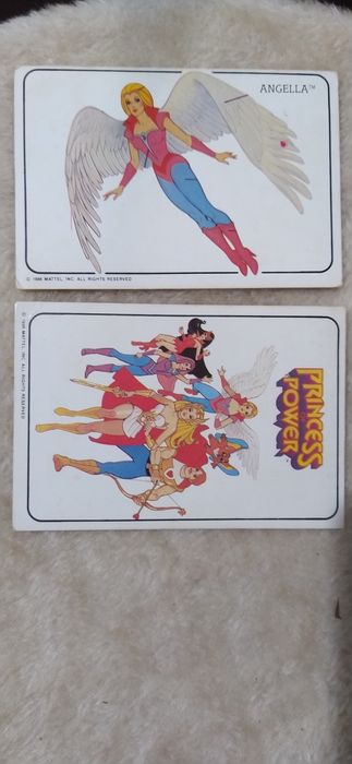 2 calendários da coleção Princess Power de 1986