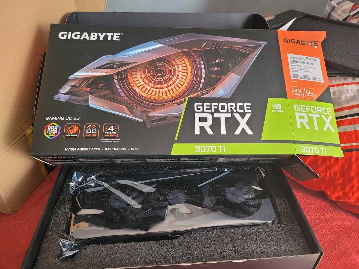 Karta graficzna GIGABYTE GeForce RTX 3070 Ti Gaming OC LHR 8GB