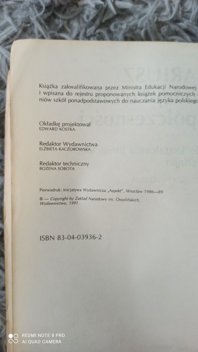 Książka Glosariusz od Młodej Polski do współczesności