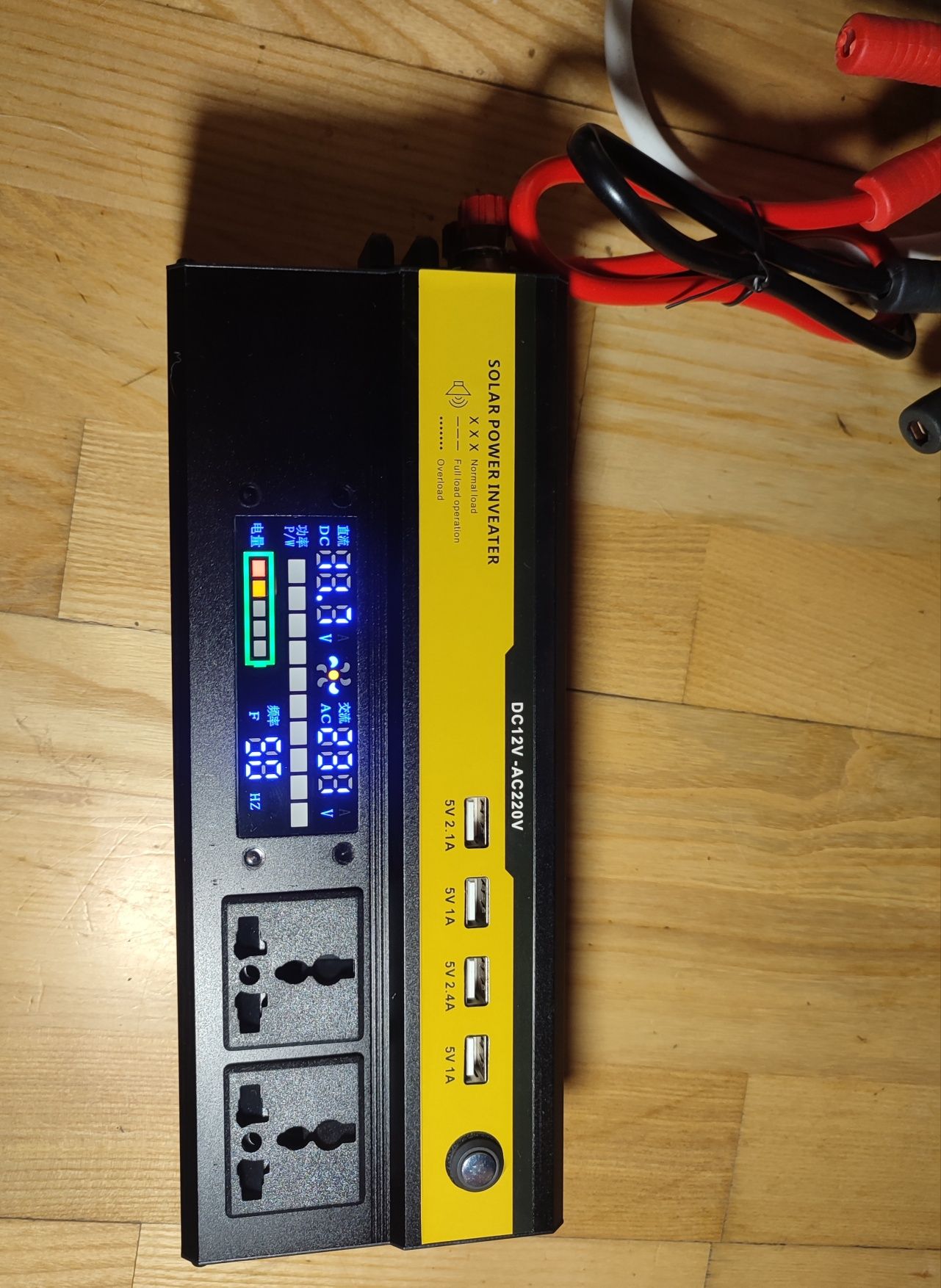 Інвертор 12/220 6000w